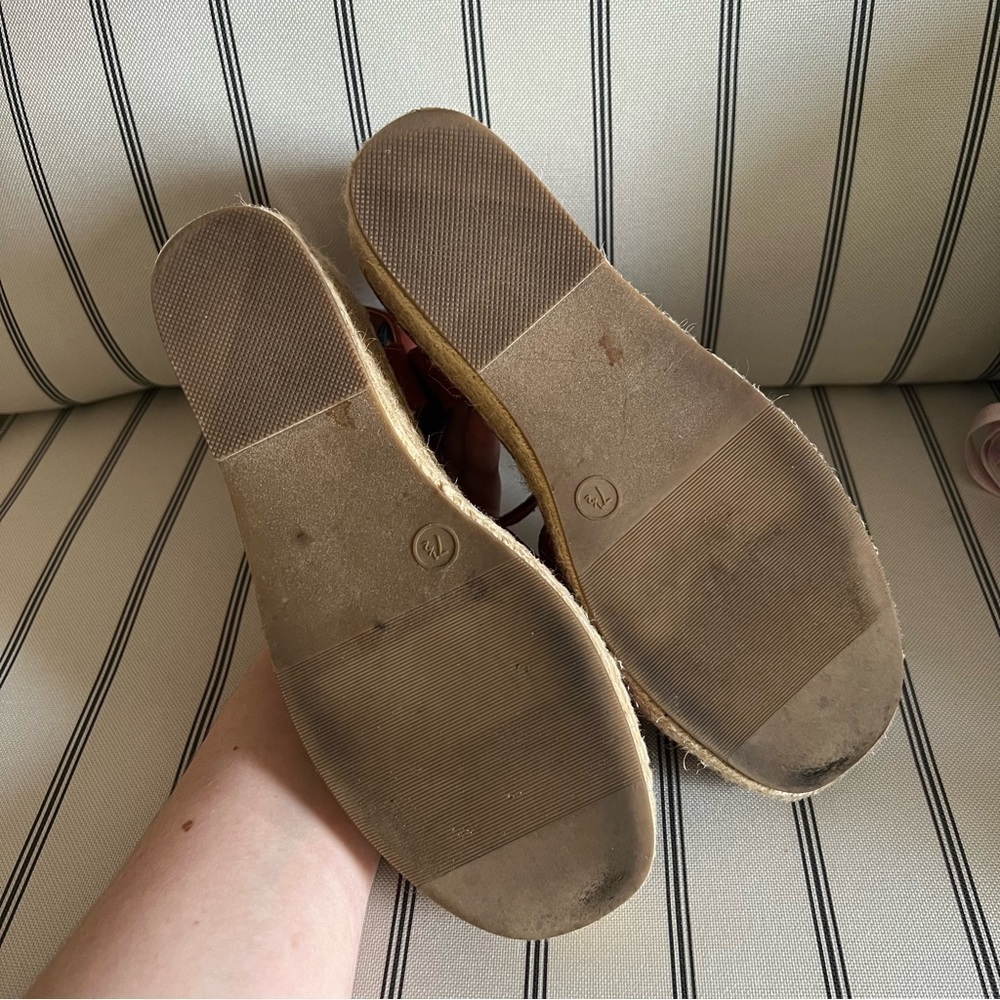Francescas Burnt Orange Espadrilles - Picture 5 of 5